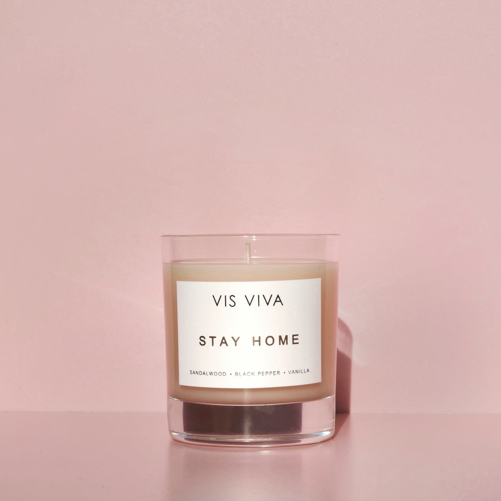 Stay Home Candle 200g Vis Viva Skincare 